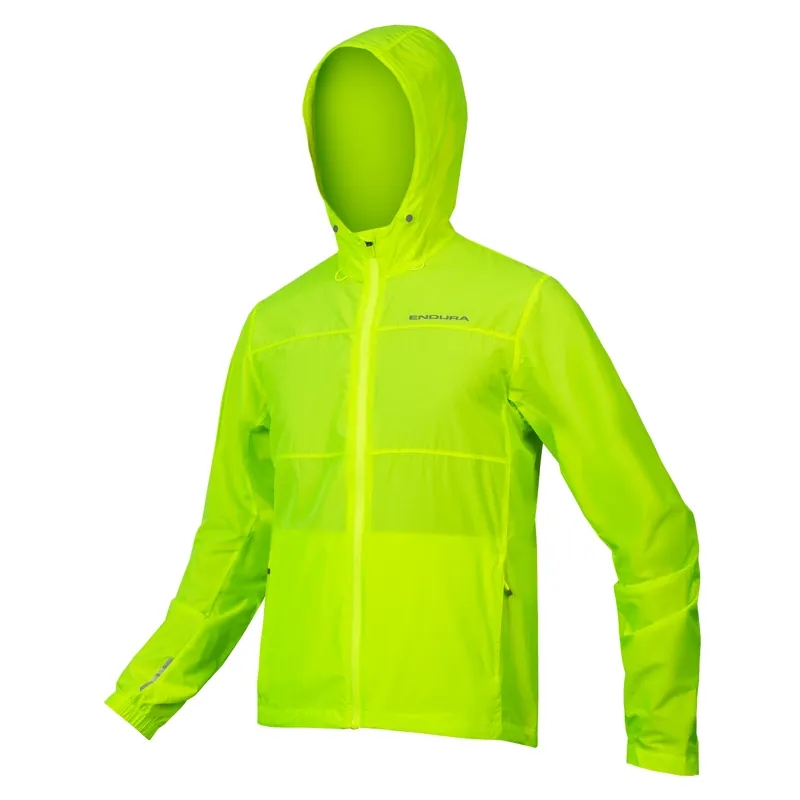 Endura Hummvee Waterproof Shell Jacket in Hi-Viz Yellow