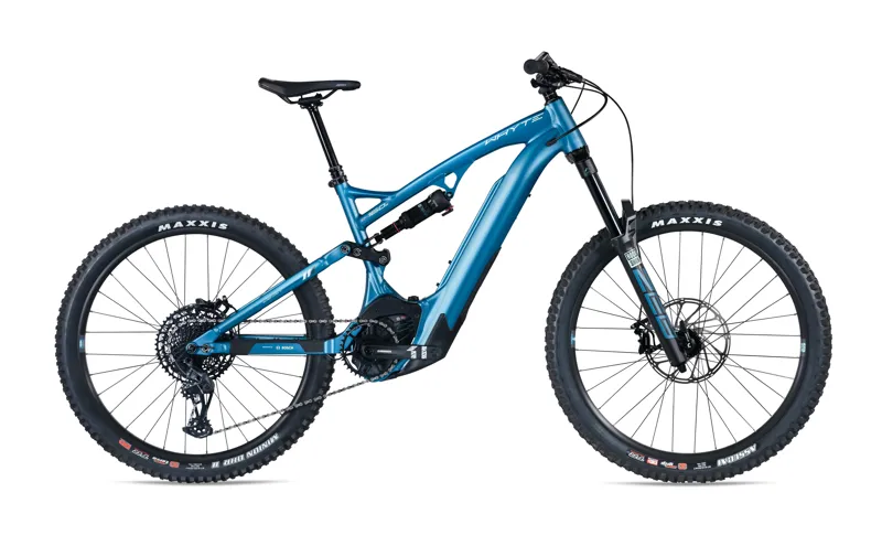2022 Whyte E-160 S V2 Electric Mountain Bike in Blue
