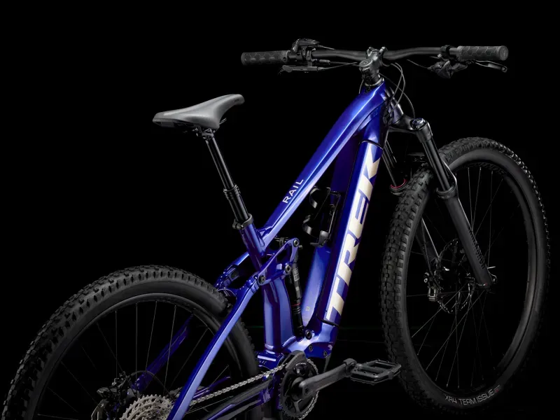 Trek Rail 5 Deore 625w Electric Mountain Bike in Hex Blue-2