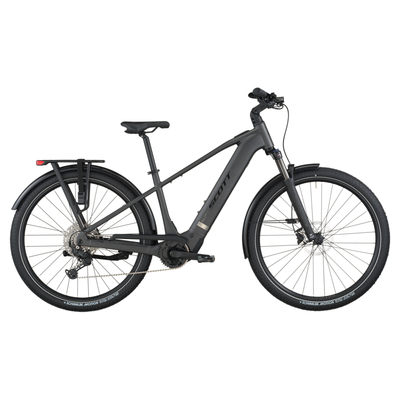 Scott Sub Sport 10 eHybrid Bike in Midnight Grey