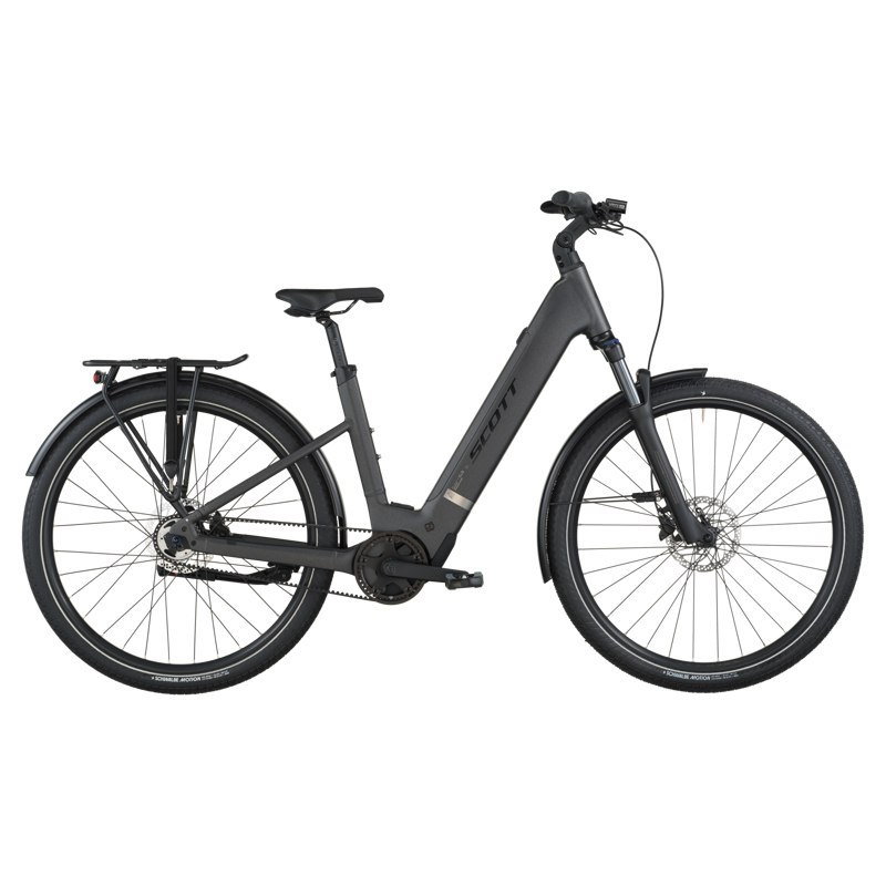 Scott Sub Tour 30 Wave eHybrid Bike in Midnight Grey