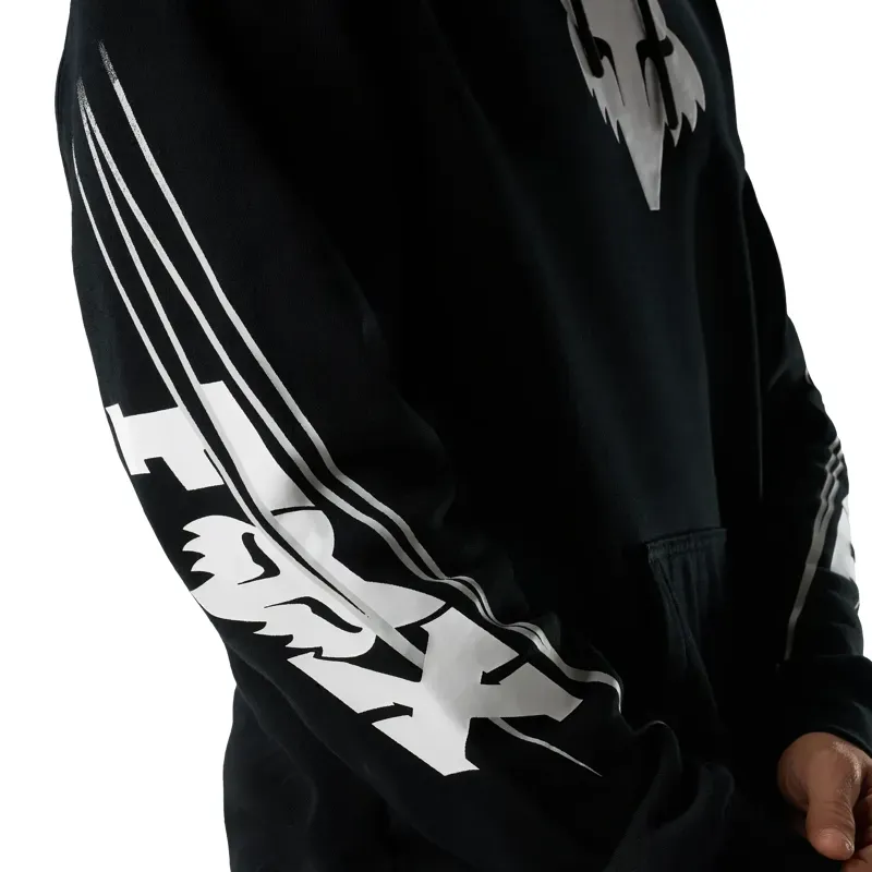 Fox Apex Fleece Pullover Hoodie in Black-6