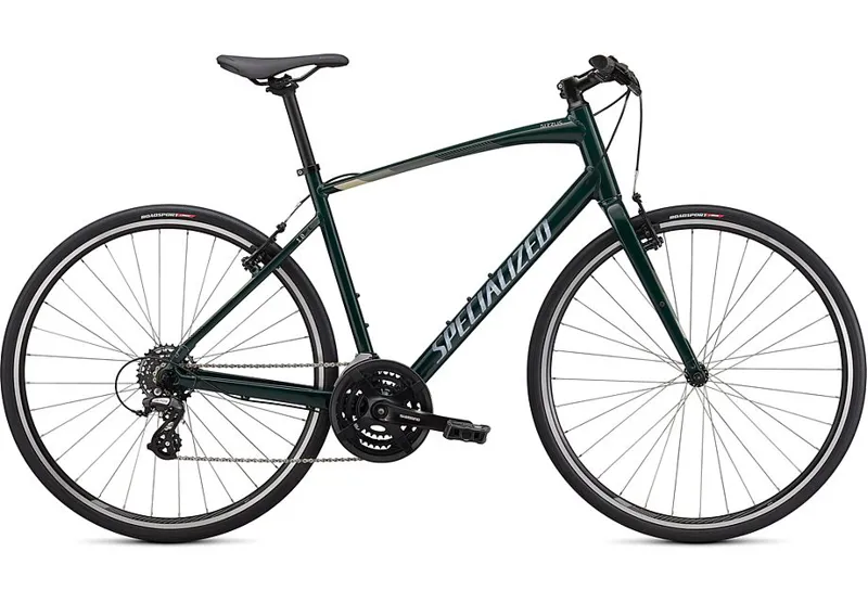 green hybrid bikes