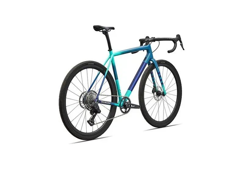 Specialized Crux Expert SRAM Rival XPLR AXS Gravel Bike in Grey Blue Lagoon-2