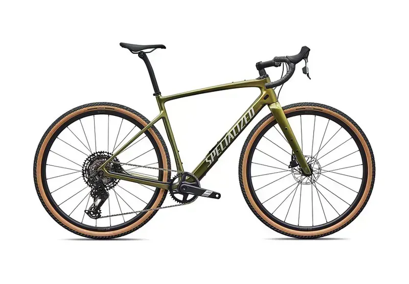 Specialized Diverge 4 Comp Carbon SRAM Apex AXS/S1000 Gravel Bike in Laurel Green