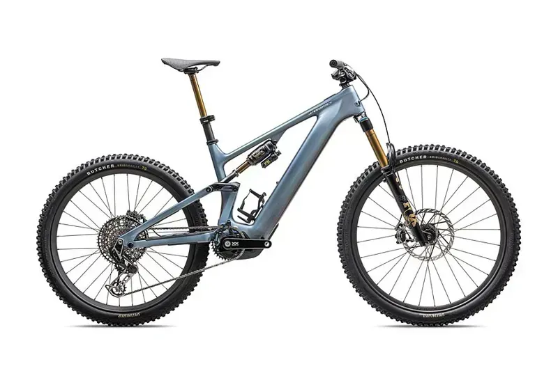 Specialized S-Works Turbo Levo 4 Electric Mountain Bike in Glacial Blue Metallic-1