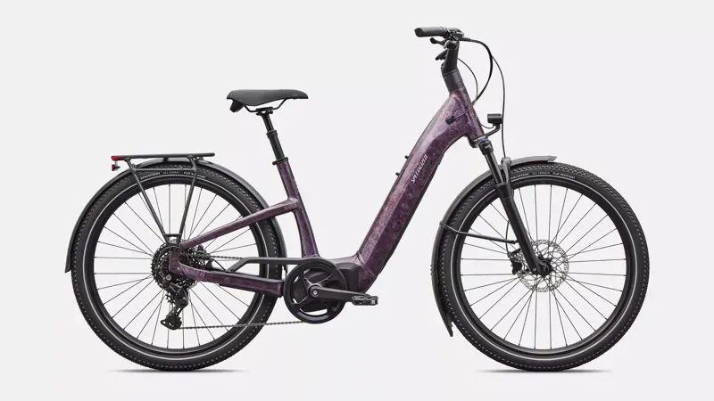 Specialized Turbo Como 4.0 E-Hybrid Bike in Gloss Nebula Quartz Metallic Impasto
