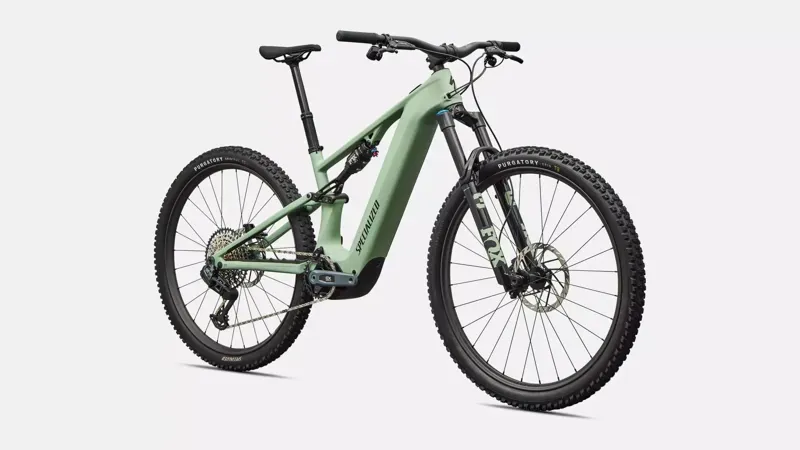 Specialized Turbo Levo R Expert eMountain Bike in Satin Pistachio-1