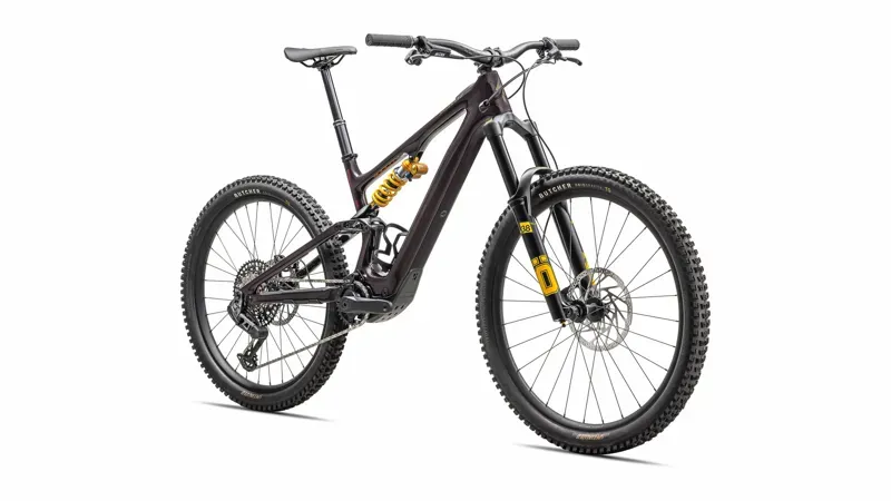 Specialized Turbo Levo SL 2 Ohlins Coill E-MTB in Solidity/Maroon/Burnt Gold Metallic-2