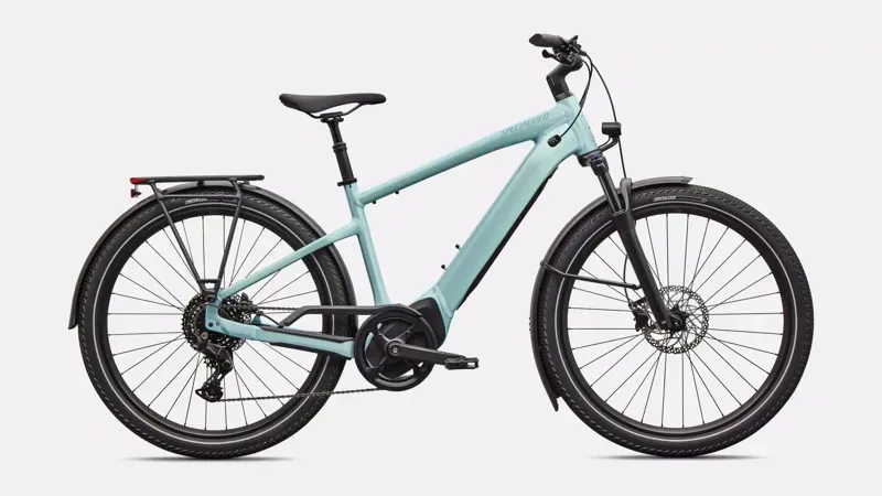 Specialized Turbo Vado 4.0 eHybrid Bike in Gloss Seafoam