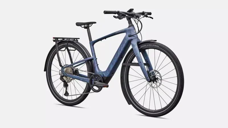 Specialized Turbo Vado SL 2 6.0 EQ Carbon eHybrid Bike in Satin Grey Blue-1