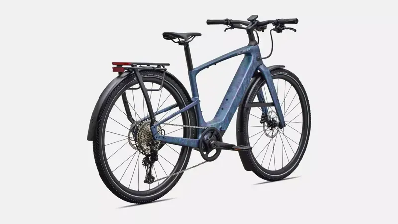 Specialized Turbo Vado SL 2 6.0 EQ Carbon eHybrid Bike in Satin Grey Blue-2