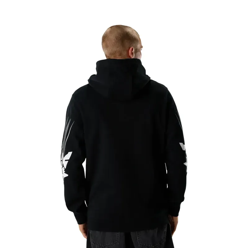Fox Apex Fleece Pullover Hoodie in Black-4