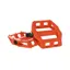 Trek Line Comp Flat Pedal Set 9/16 inch in Matte Roarange