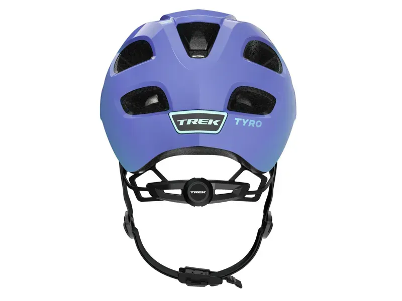 Trek Tyro Youth Helmet in Aloha Green/Ultra Violet-3