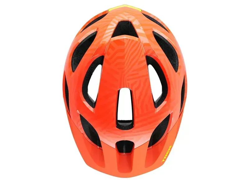Trek Tyro Youth Helmet in Orange-4