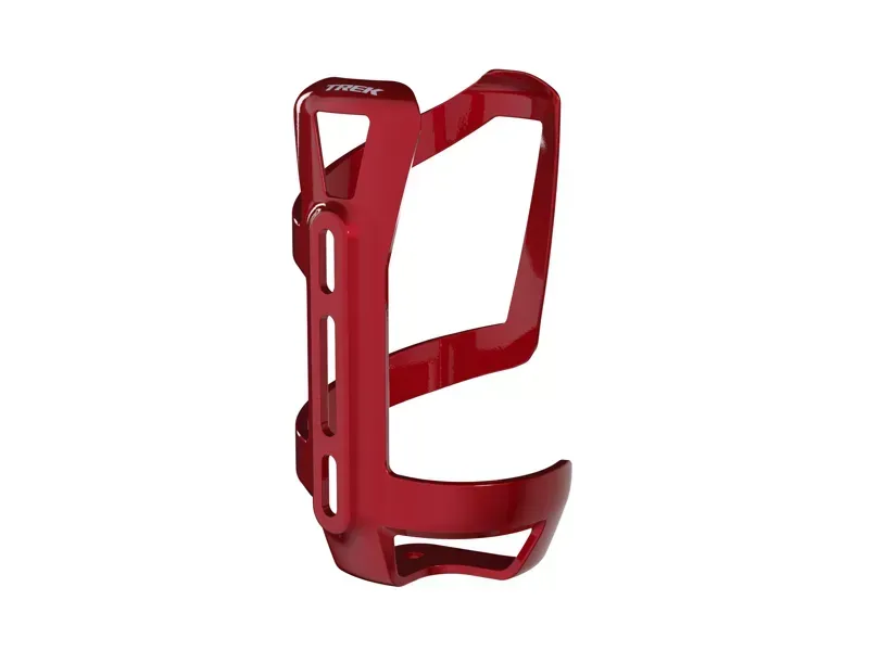 Trek Side Load Left Recycled Plastic Bottle Cage In Gloss Crimson-1