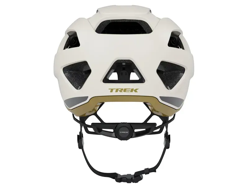 Trek Quantum WaveCel Mountain Bike Helmet In Era White/Old Style Gold/Matte-2