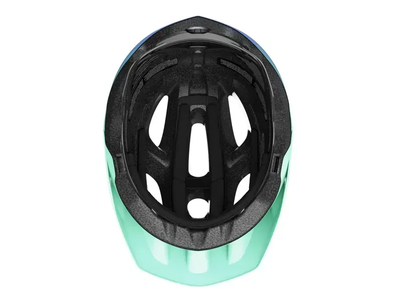 Trek Tyro Kids Bike Helmet In Aloha Green/UltraViolet/Gloss-3