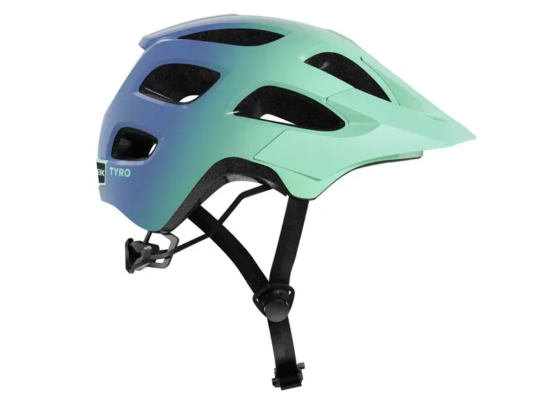 Trek Tyro Kids Bike Helmet In Aloha Green/UltraViolet/Gloss-4