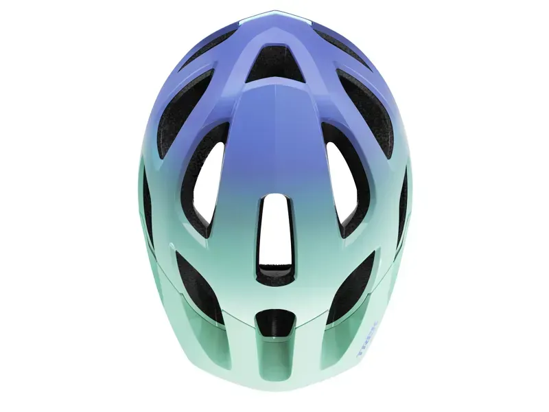 Trek Tyro Kids Bike Helmet In Aloha Green/UltraViolet/Gloss-5