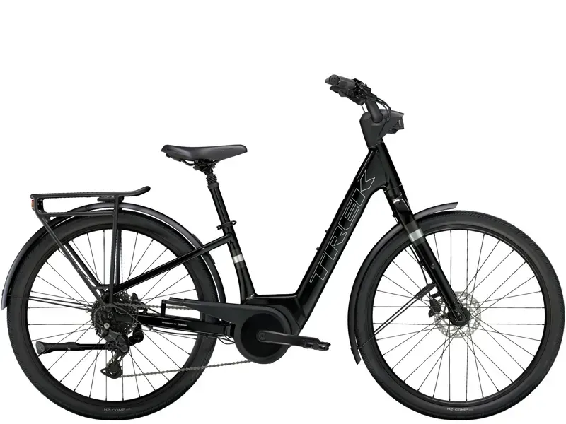 Trek Verve+ 2 Lowstep e-Hybrid Bike In Trek Black